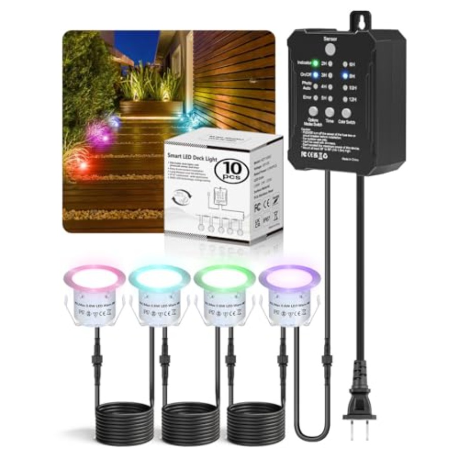 Outdoor Lighting Kit With Transformer - Kit de Luces RGB para Terraza