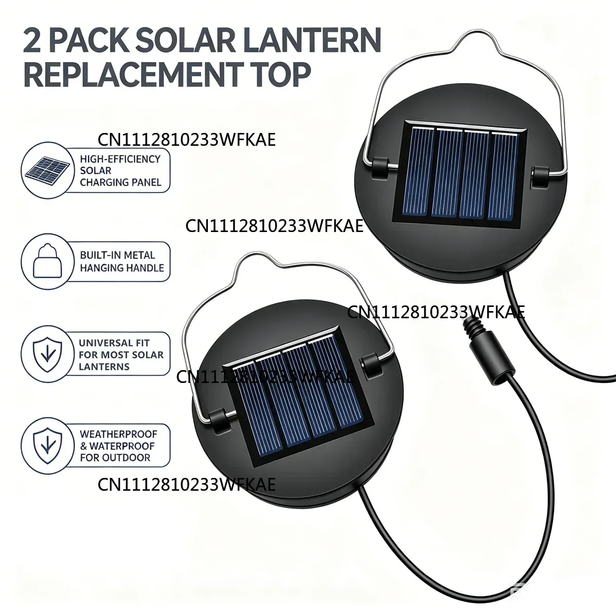 Solar Path Light - Juego de 2/4 paneles solares de