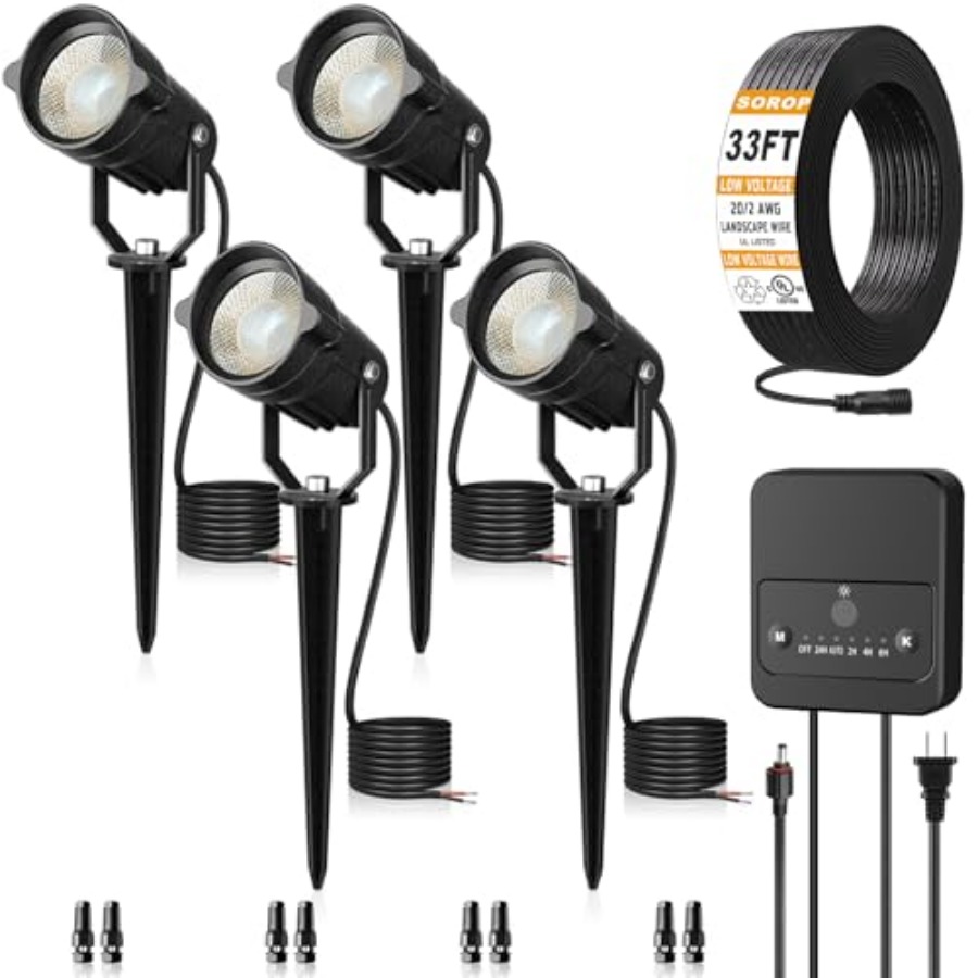 Outdoor Lighting Kit With Transformer - Kit de Iluminación para Jardín de
