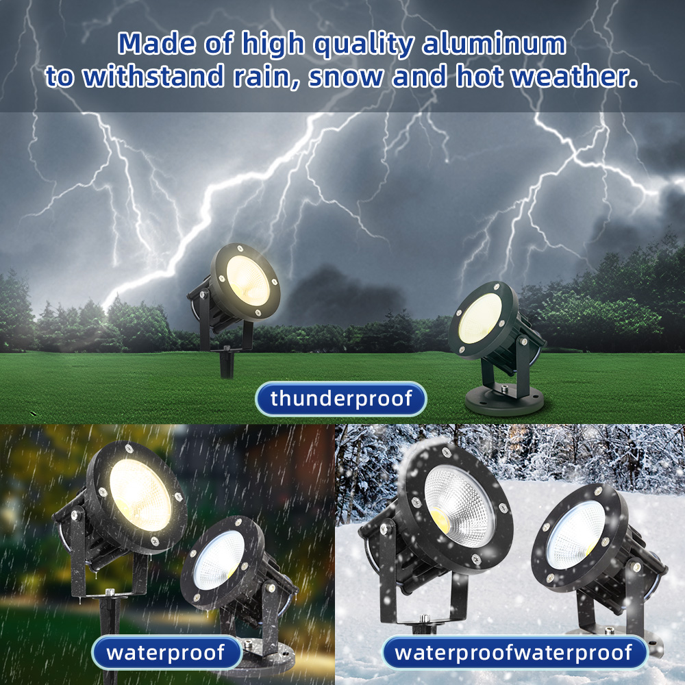 Outdoor Lighting Gazebo - Lámpara LED GU10 para jardín, iluminación