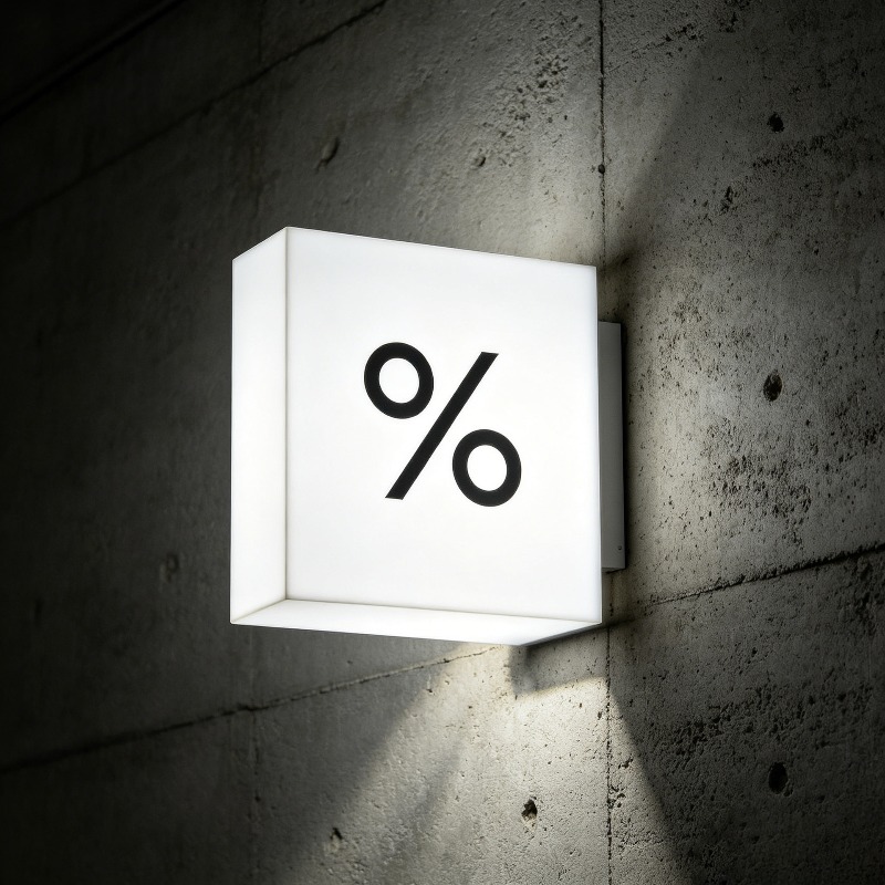 Outdoor Lighting For Store - Letrero luminoso para tienda con caja