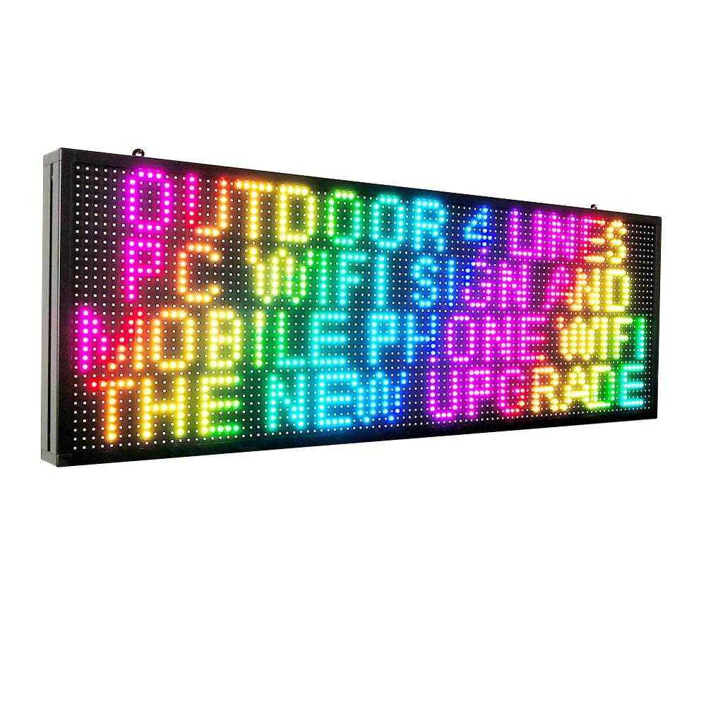 Outdoor Lighting For Store - Tablero de publicidad LED para tienda
