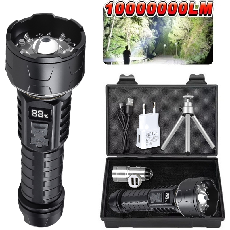Outdoor Lighting Lumen - Linterna LED COB, linterna recargable, antorcha