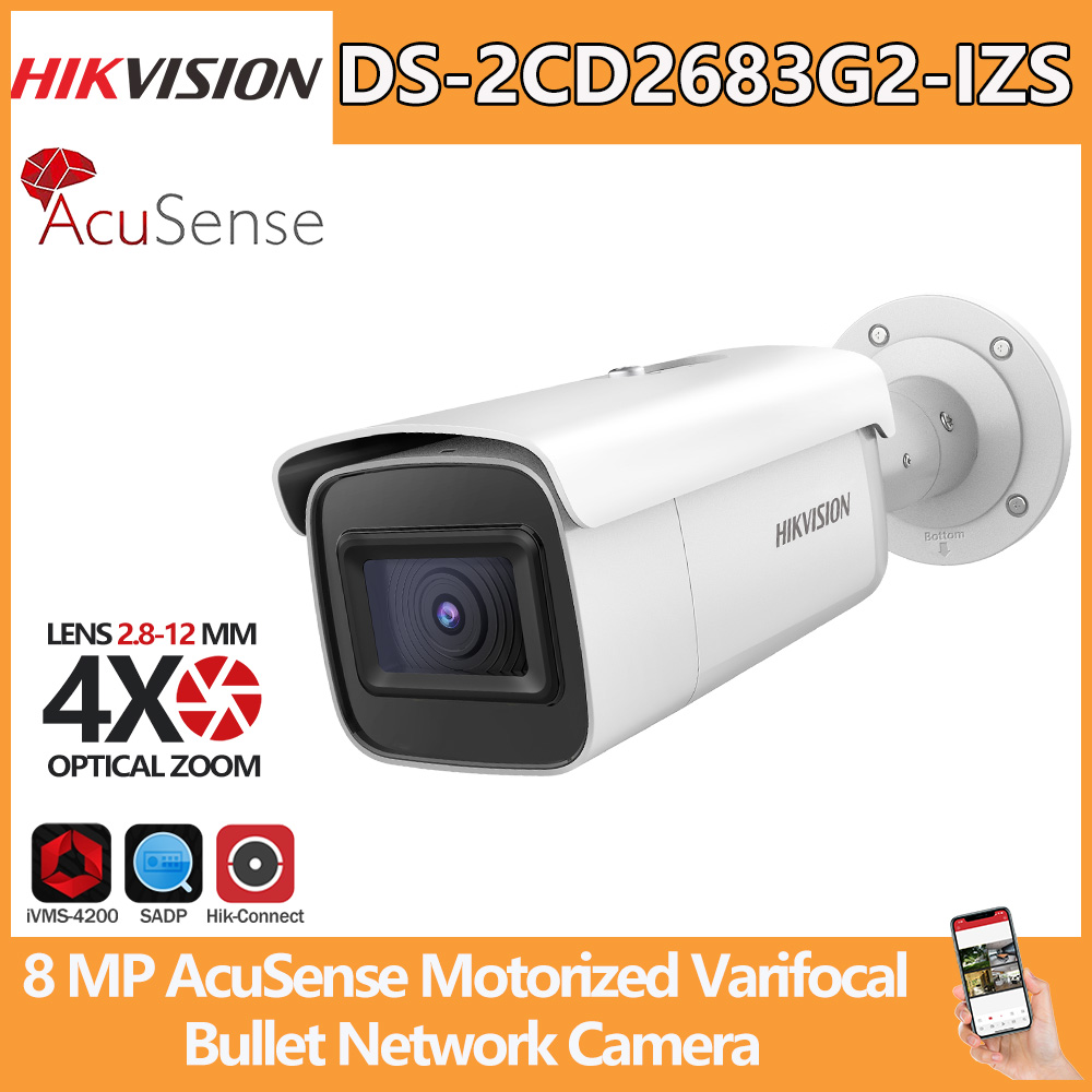Outdoor Lighting No Electricity - Cámara IP Hikvision DS-2CD2683G2-IZS de 8MP,