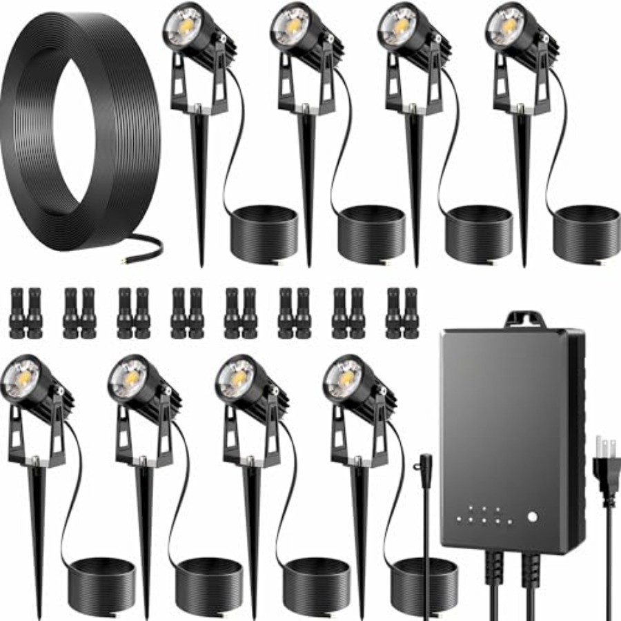 Outdoor Lighting Kit With Transformer - Kit de Iluminación de Paisaje de