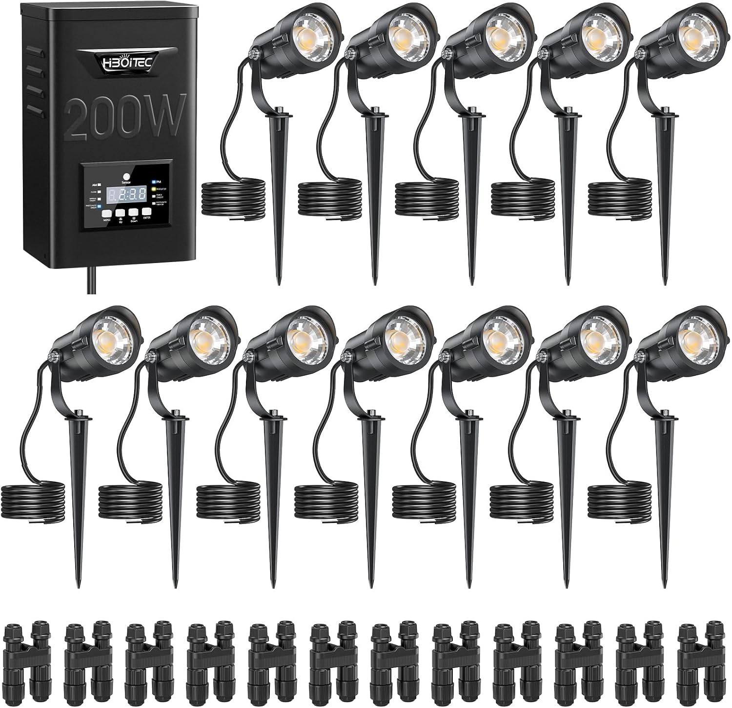 Outdoor Lighting Kit With Transformer - Kit de Iluminación de Paisaje de