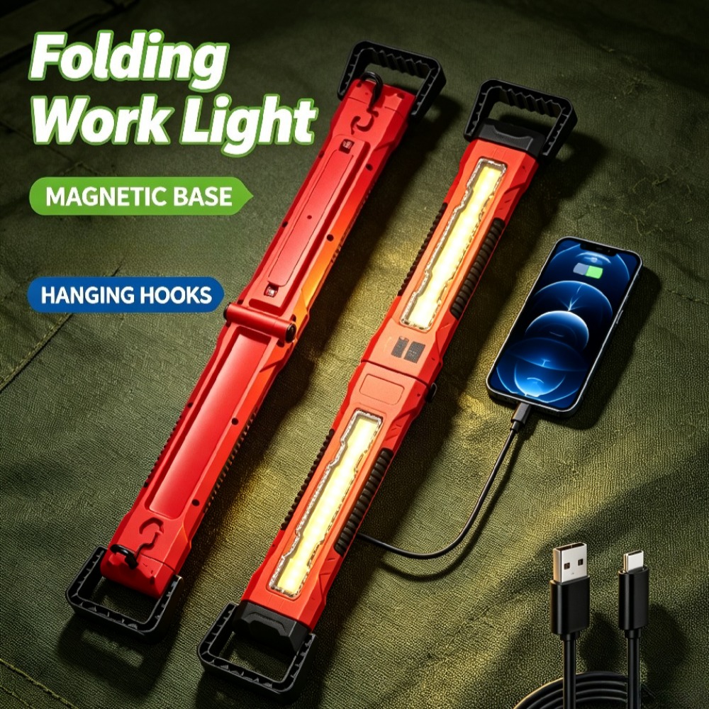 Outdoor Lighting Led Strip - Nueva Lámpara de Trabajo COB Recargable