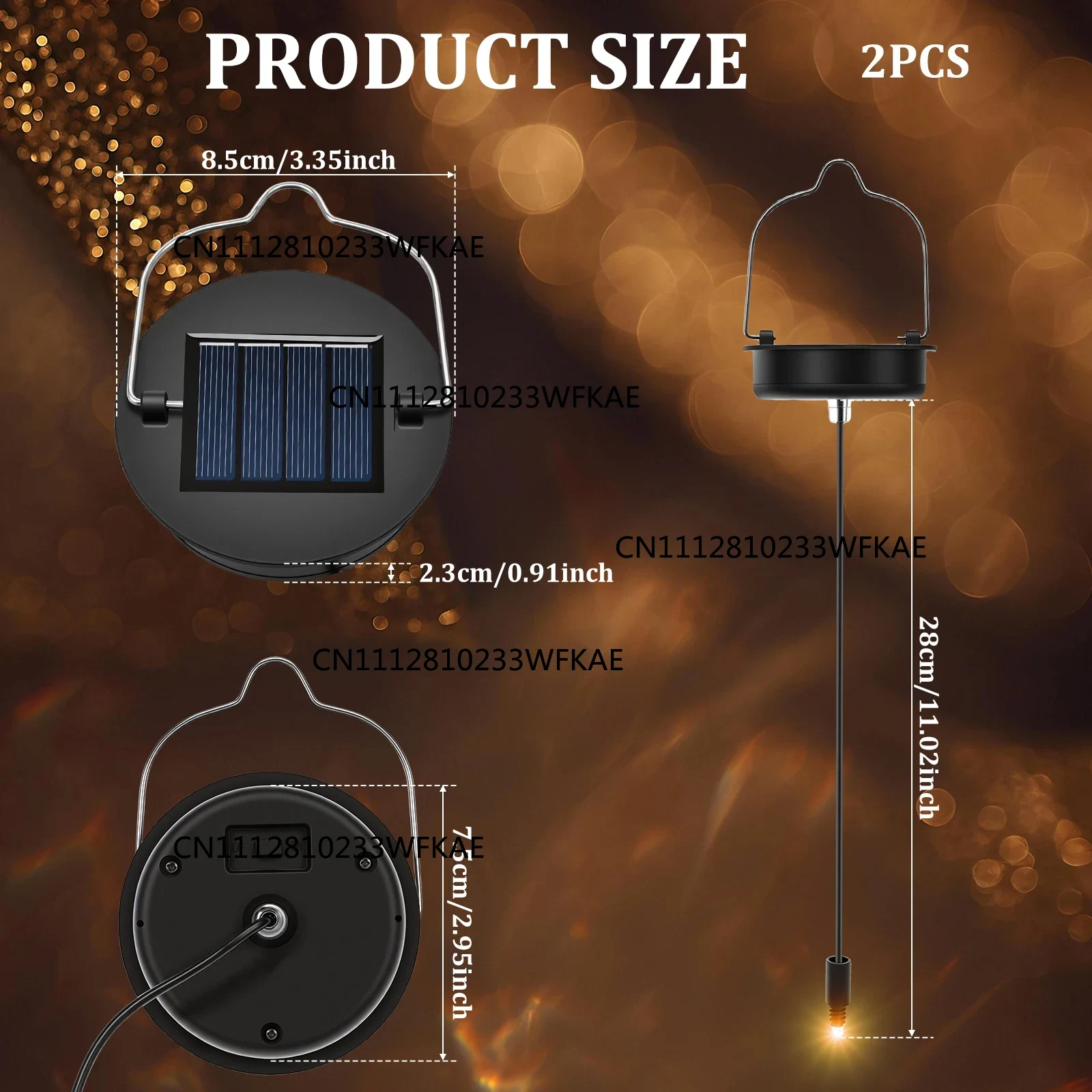 Juego de 2/4 paneles solares d - Solar Path Light reseña y precio