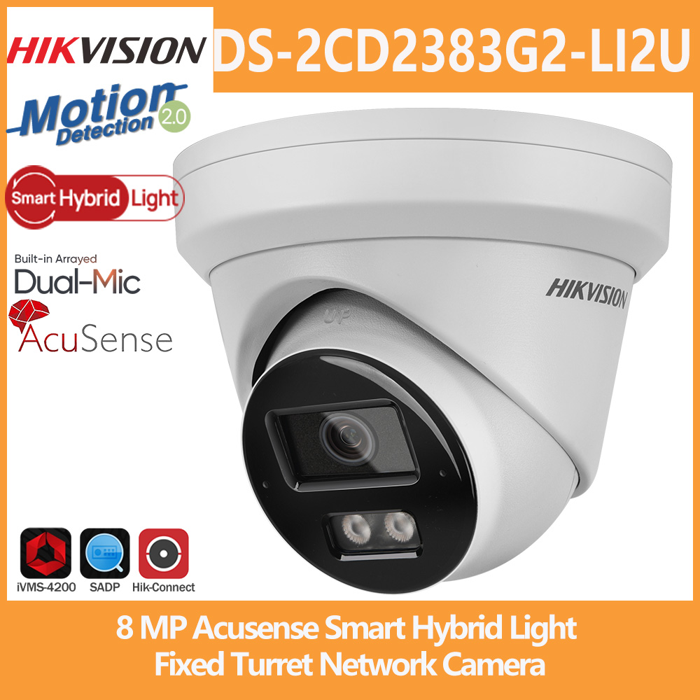 Cámara IP Hikvision de 8MP DS- - Outdoor Lighting No Electricity reseña y precio