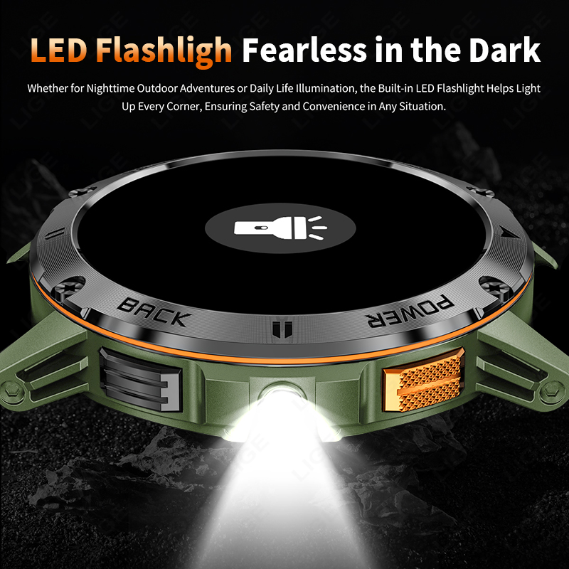 Reloj inteligente LIGE de 400m - Outdoor Lighting Ip Rating reseña y precio