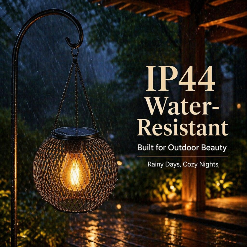Lámpara LED Solar Colgante par - Outdoor Lighting Gazebo reseña y precio