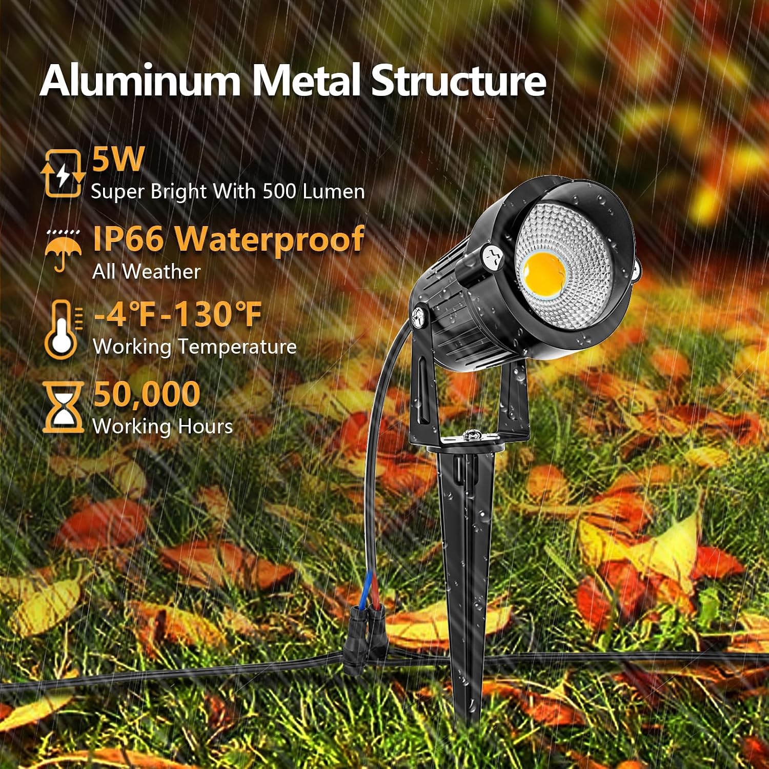 Kit de Iluminación de Paisaje  - Outdoor Lighting Kit With Transformer reseña y precio