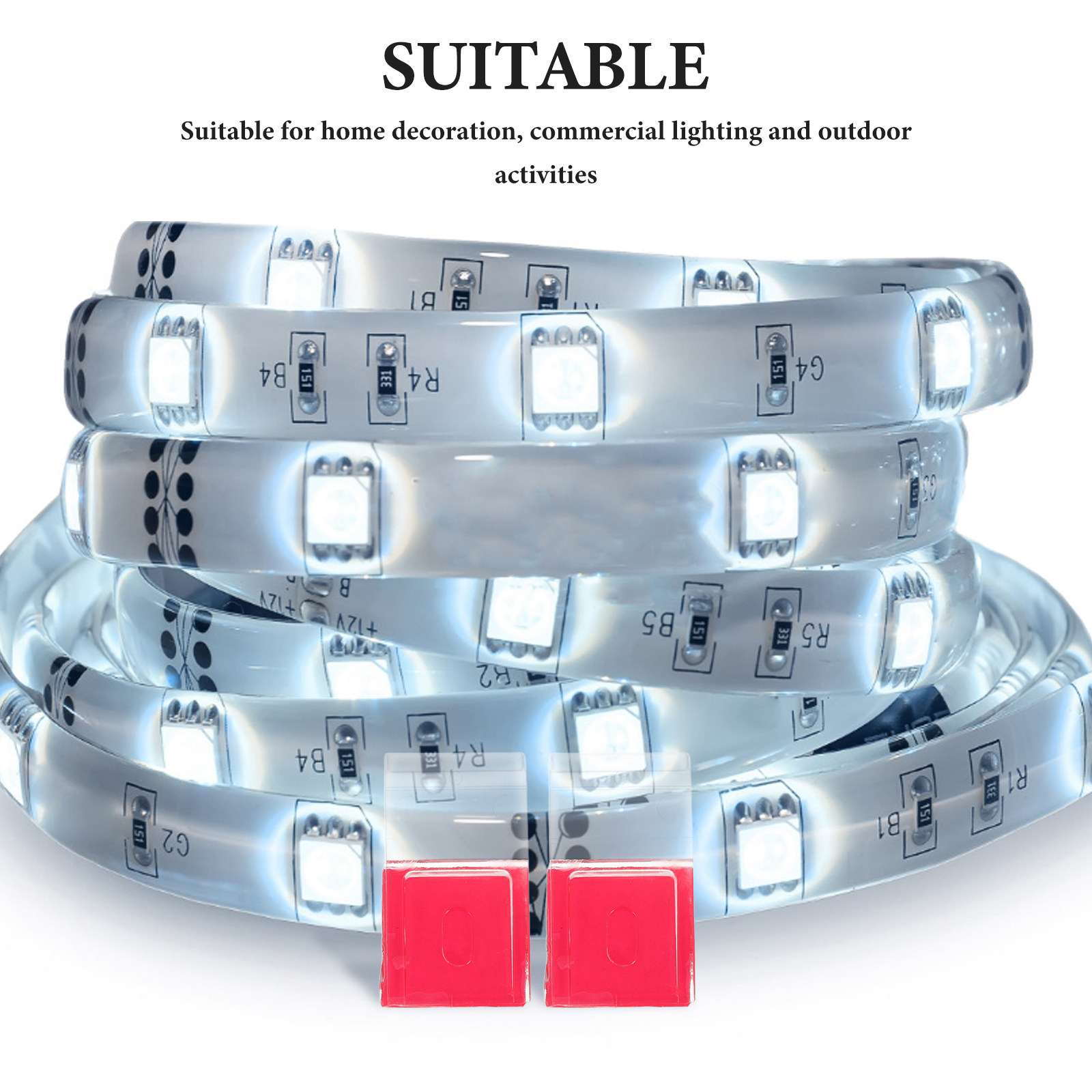 50 unidades de clips para tira - Outdoor Lighting Led Strip reseña y precio