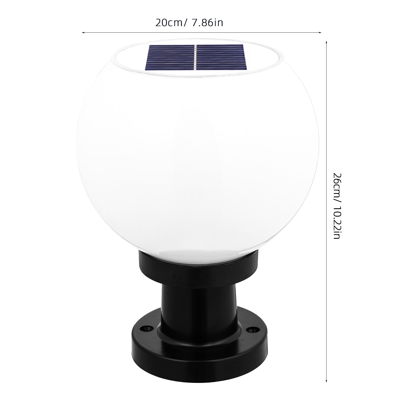 1 Lámpara de Pilar de Pared LE - Outdoor Lighting Battery Powered reseña y precio