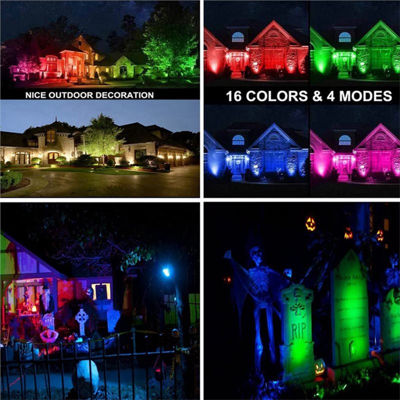 A01F-Outdoor 12V RGBW en luz d - Outdoor Lighting Low Voltage reseña y precio
