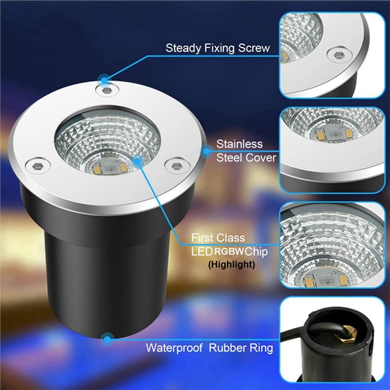 A01F-Outdoor 12V RGBW en luz d - Outdoor Lighting Low Voltage reseña y precio