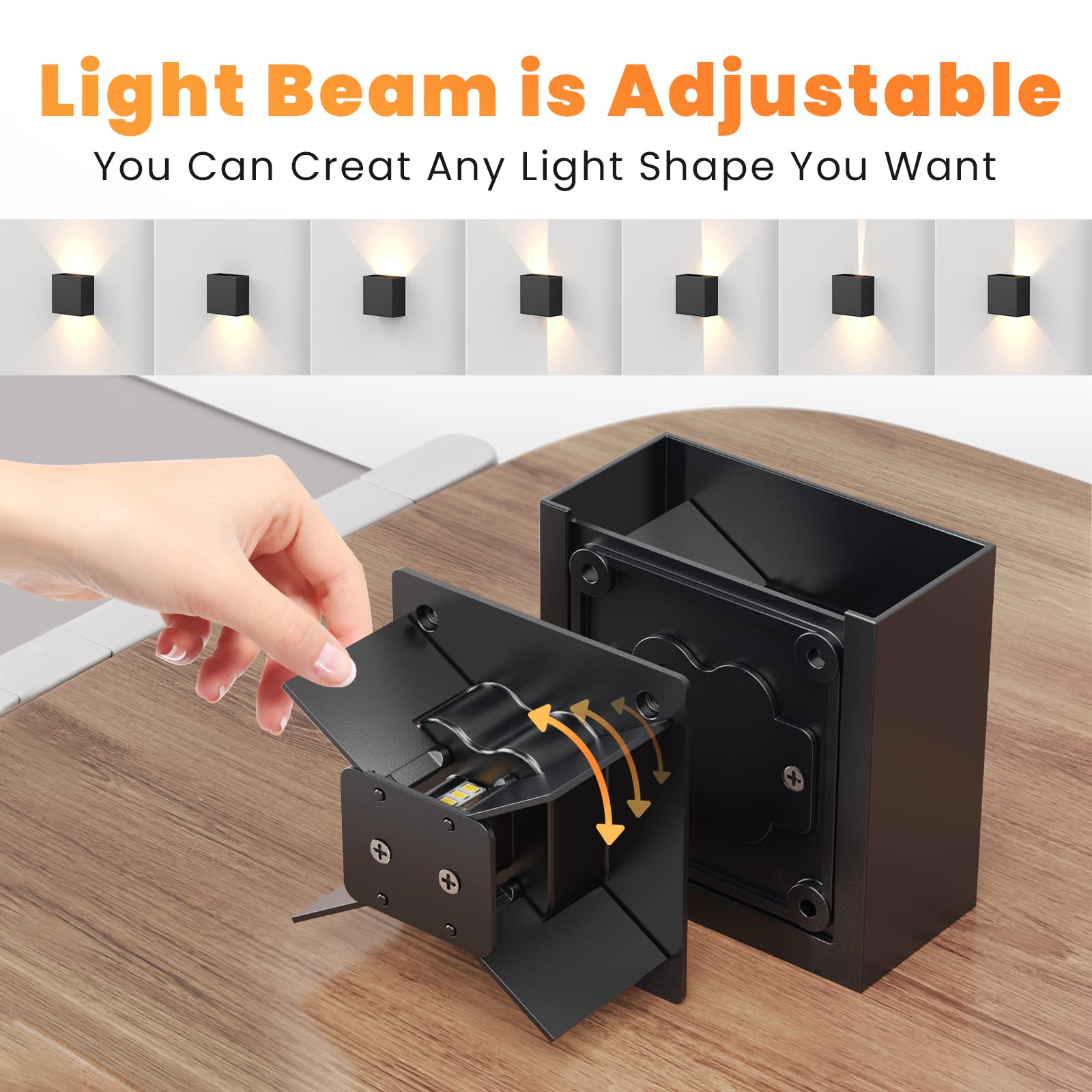 Apliques de pared LED, lámpara - Outdoor Lighting Hardwired reseña y precio