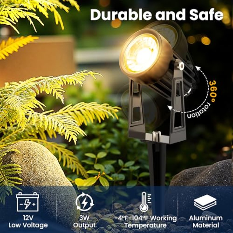 Kit de Iluminación de Paisaje  - Outdoor Lighting Kit With Transformer reseña y precio