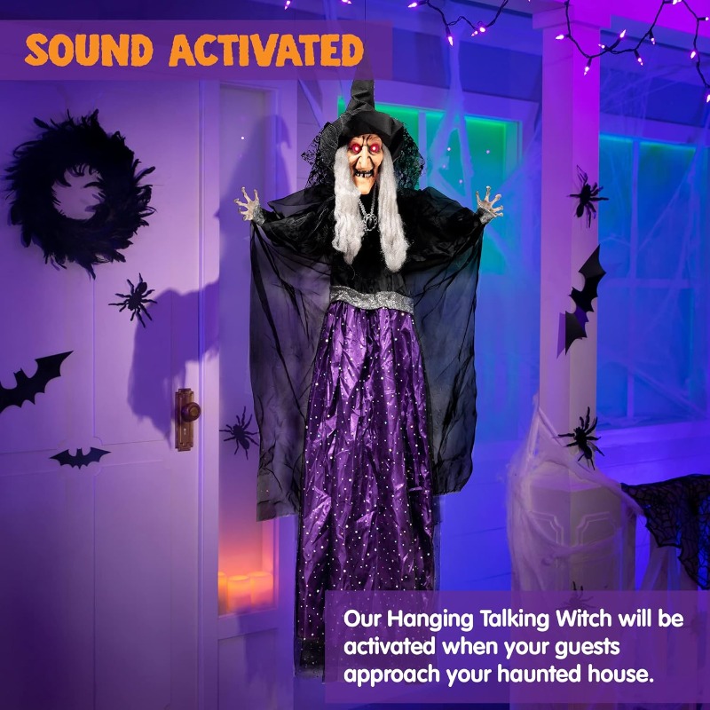 Decoración Animada de Bruja de - Outdoor Lighting Gazebo reseña y precio
