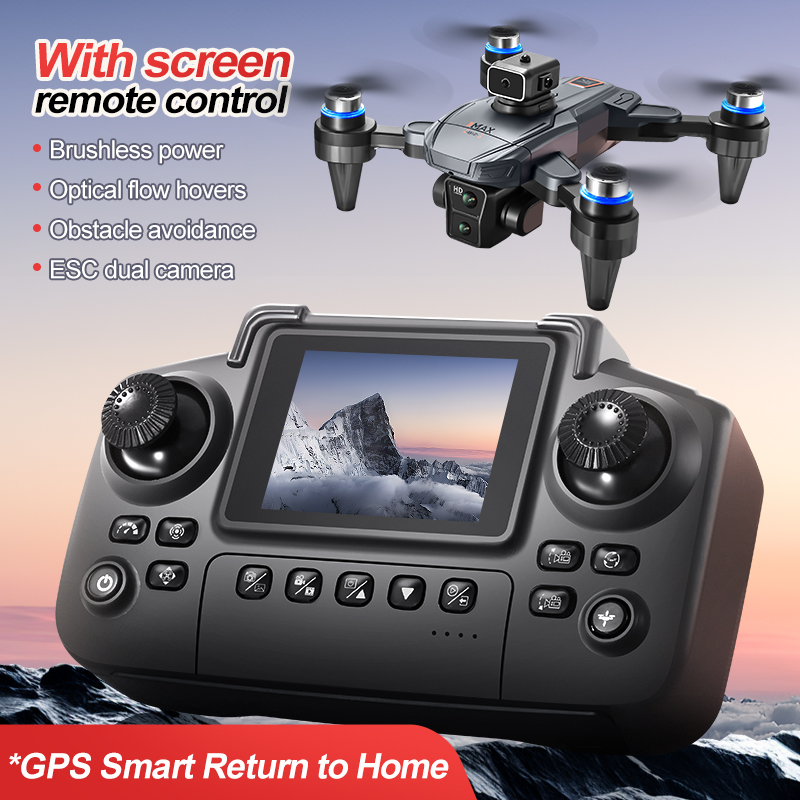 Dron GPS RC con pantalla 4K pr - Outdoor Lighting Electrical Box reseña y precio