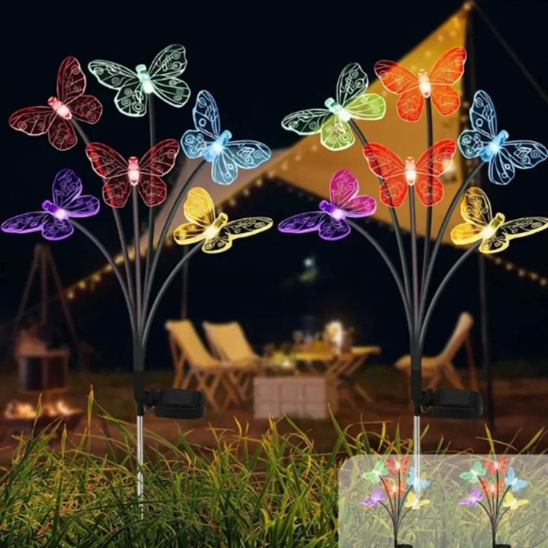 Luces de Mariposa con Energía  - Outdoor Lighting Battery Powered reseña y precio