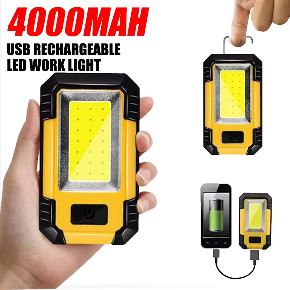 Luz de trabajo recargable port - Outdoor Lighting Lumen reseña y precio