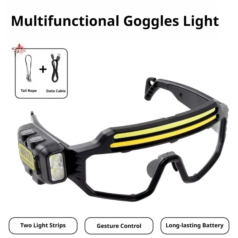 Nuevas gafas con luz, linterna - Outdoor Lighting Battery Powered reseña y precio