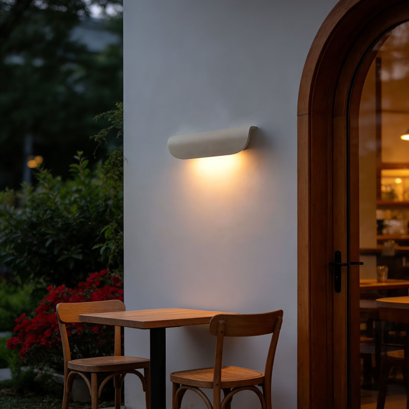 Lámpara de pared de cemento co - Outdoor Lighting For Store reseña y precio