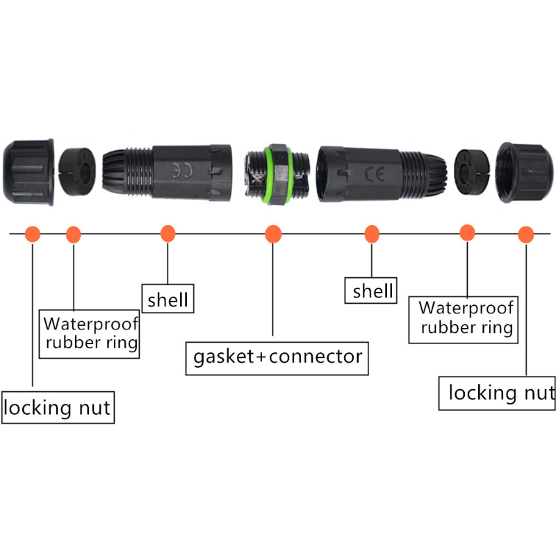 Conector de Cable Impermeable  - Outdoor Lighting Electrical Box reseña y precio