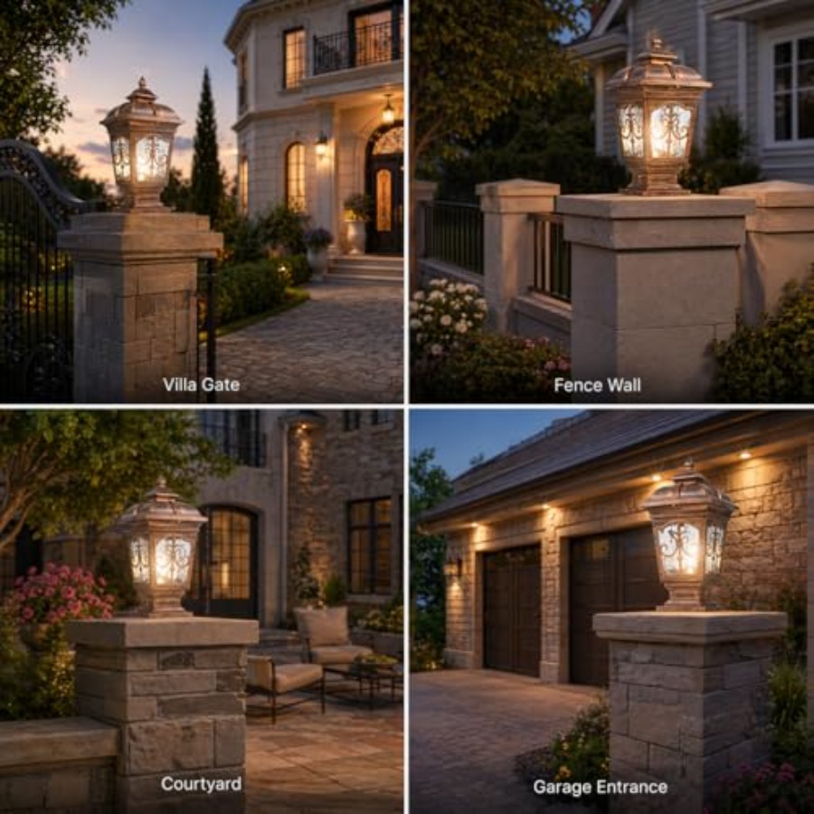 Lámpara de Poste para Exterior - Outdoor Lighting Hardwired reseña y precio