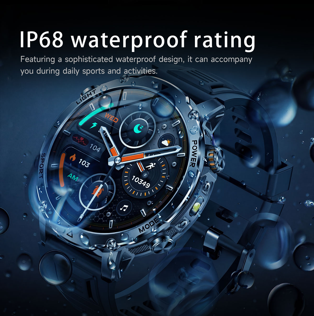 Reloj Inteligente para Hombre  - Outdoor Lighting Ip Rating reseña y precio