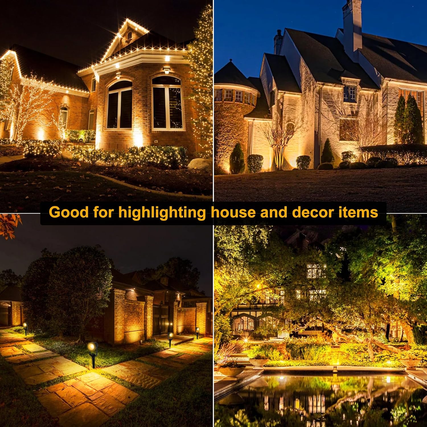 Foco exterior de 4/6/8 LED, 30 - Outdoor Lighting Low Voltage reseña y precio