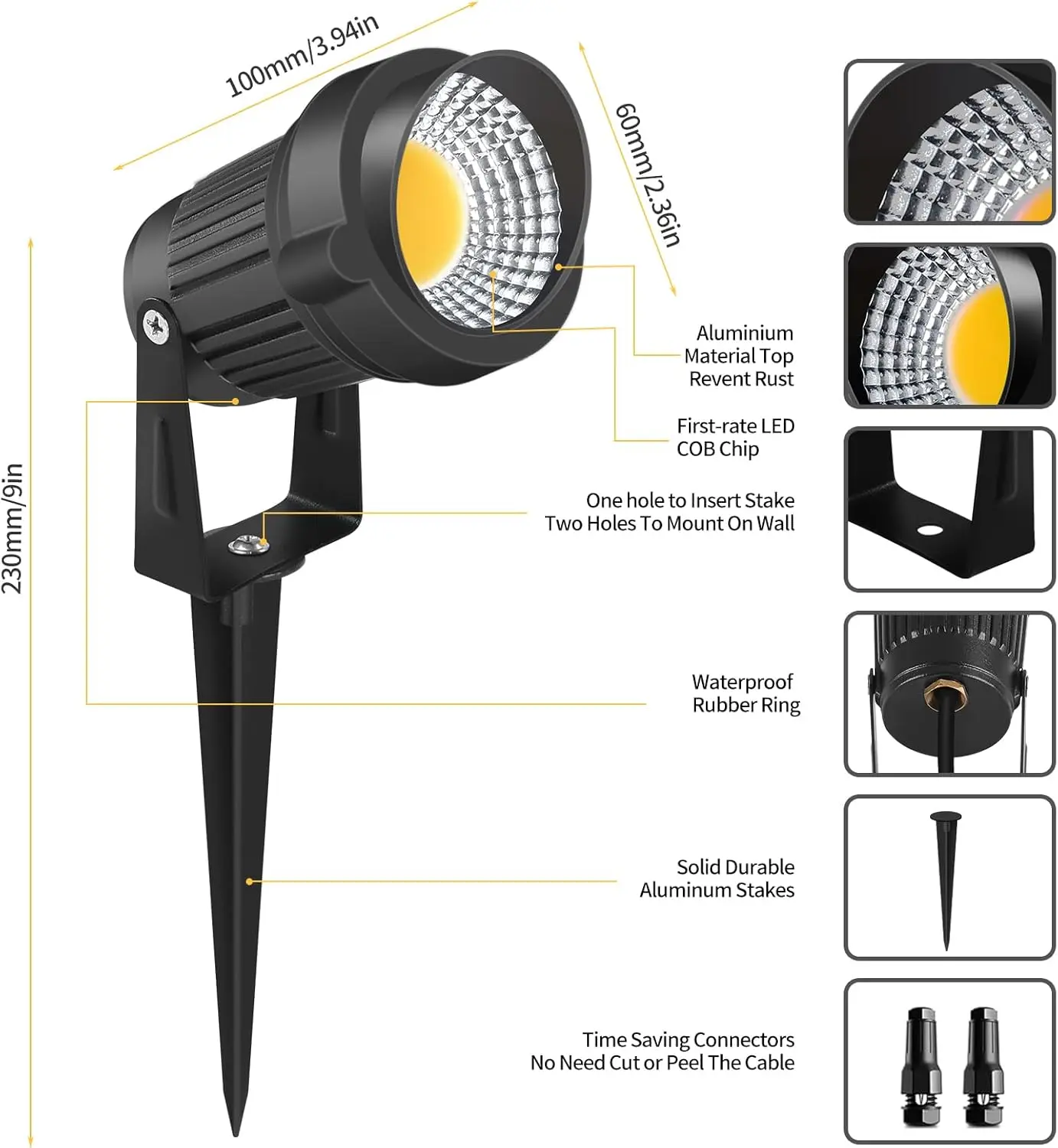 Luces LED de paisaje de bajo v - Outdoor Lighting Low Voltage reseña y precio