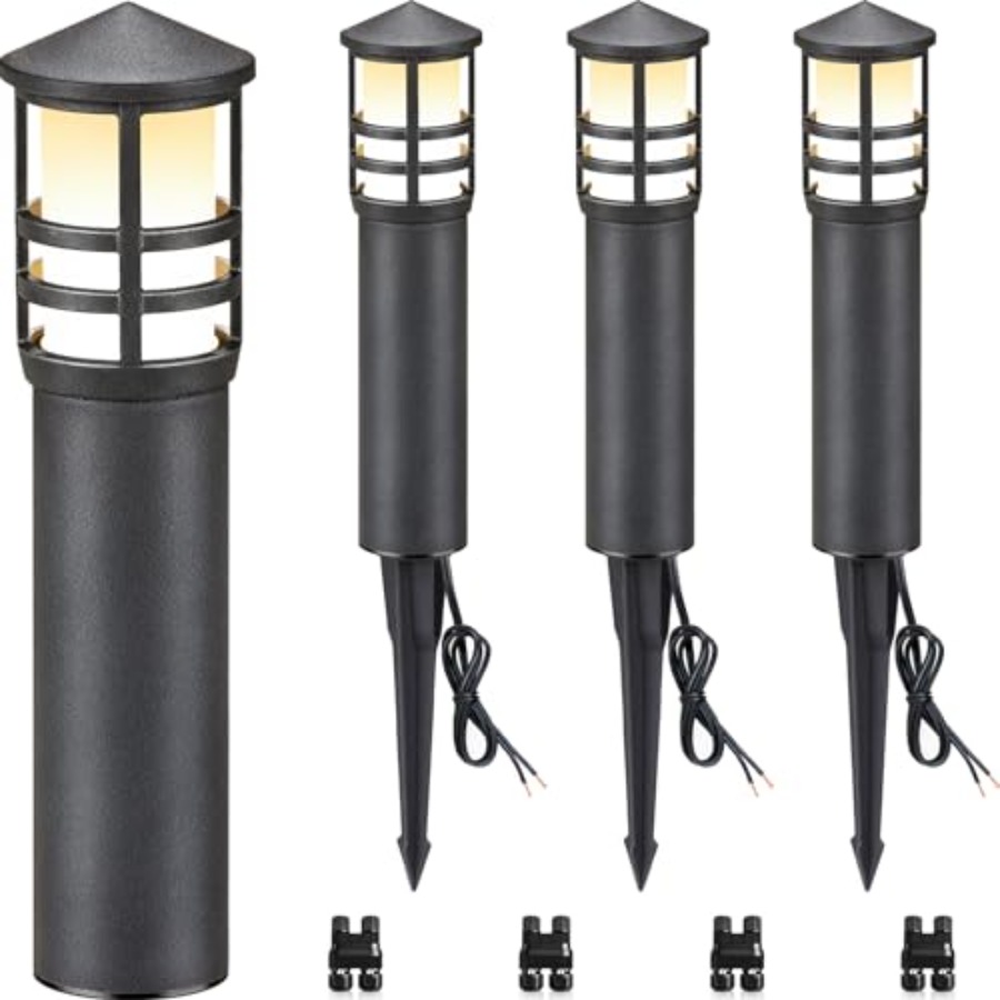Paquete de 4 Luces LED de Bajo - Outdoor Lighting Low Voltage reseña y precio