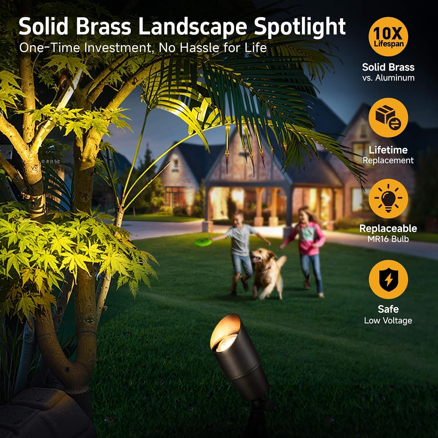 Iluminación de Jardín de Latón - Outdoor Lighting Low Voltage reseña y precio